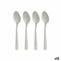 Dessertlöffel Set Kinvara Silberfarben Edelstahl 2,7 x 13,5 x 0,3 cm 6 x 16,5 x 2,5 cm Nachtisch (12 Stück)