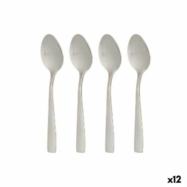 Dessertlöffel Set Kinvara Silberfarben Edelstahl 2,7 x 13,5 x 0,3 cm 6 x 16,5 x 2,5 cm Nachtisch (12 Stück)