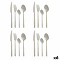 Besteck-Set Kinvara KT214012 Silberfarben Edelstahl Mattierend (6 Stück)