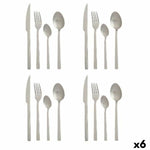 Besteck-Set Kinvara KT214012 Silberfarben Edelstahl Mattierend (6 Stück)