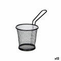 Körbchen für Finger-Food Kinvara Schwarz Metall 15 x 11,5 x 8 cm 16 x 11,5 x 8 cm (12 Stück)
