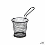 Körbchen für Finger-Food Kinvara Schwarz Metall 15 x 11,5 x 8 cm 16 x 11,5 x 8 cm (12 Stück)