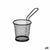 Körbchen für Finger-Food Kinvara Schwarz Metall 15 x 11,5 x 8 cm 16 x 11,5 x 8 cm (12 Stück)