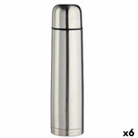 Thermosflasche Kinvara Silberfarben Metall 1 L (6 Stück)
