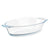 Kochschüssel Vivalto T7-07 T7-07 Durchsichtig Borosilikatglas 700 ml 23,6 x 5,3 x 13 cm Mit Griffen (18 Stück)