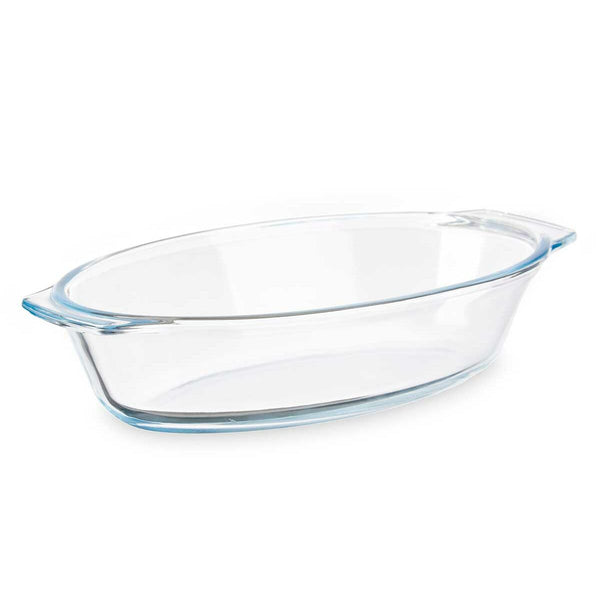 Kochschüssel Vivalto T7-07 T7-07 Durchsichtig Borosilikatglas 700 ml 23,6 x 5,3 x 13 cm Mit Griffen (18 Stück)