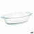 Kochschüssel Vivalto T7-07 T7-07 Durchsichtig Borosilikatglas 700 ml 23,6 x 5,3 x 13 cm Mit Griffen (18 Stück)