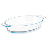 Kochschüssel Vivalto T7-08 T7-08 Durchsichtig Borosilikatglas 800 ml 27 x 4,5 x 15,8 cm Mit Griffen (18 Stück)