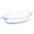 Kochschüssel Vivalto T7-08 T7-08 Durchsichtig Borosilikatglas 800 ml 27 x 4,5 x 15,8 cm Mit Griffen (18 Stück)