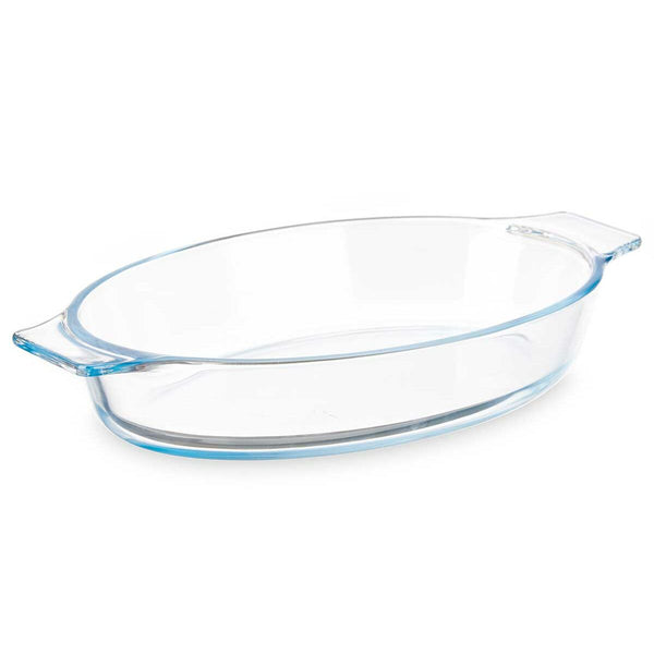 Kochschüssel Vivalto T7-08 T7-08 Durchsichtig Borosilikatglas 800 ml 27 x 4,5 x 15,8 cm Mit Griffen (18 Stück)