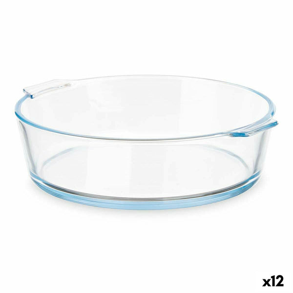 Kochschüssel Vivalto T11-16 T11-16 Durchsichtig Borosilikatglas 1,6 L 23 x 6 x 20 cm 23 x 6 x 21 cm Mit Griffen (12 Stück)