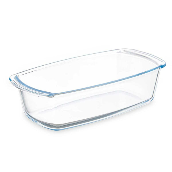 Kochschüssel Vivalto T12-18 T12-18 Durchsichtig Borosilikatglas 1,6 L 27 x 7,2 x 14 cm Mit Griffen (12 Stück)