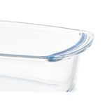 Kochschüssel Vivalto T12-18 T12-18 Durchsichtig Borosilikatglas 1,6 L 27 x 7,2 x 14 cm Mit Griffen (12 Stück)