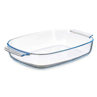 Kochschüssel Vivalto T3-20 T3-20 Durchsichtig Borosilikatglas 2 L 2L 30,2 x 6 x 19,6 cm 34,5 x 6,4 x 22,5 cm Mit Griffen (12 Stü