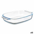 Kochschüssel Vivalto T3-20 T3-20 Durchsichtig Borosilikatglas 2 L 2L 30,2 x 6 x 19,6 cm 34,5 x 6,4 x 22,5 cm Mit Griffen (12 Stü
