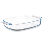 Kochschüssel Vivalto T3-27 T3-27 Durchsichtig Borosilikatglas 2,7 L 34,4 x 6,1 x 22,3 cm Mit Griffen (12 Stück)