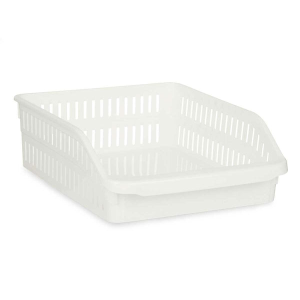 Kühlschrank Organizer Kinvara Weiß 26 x 9,3 x 30,5 cm