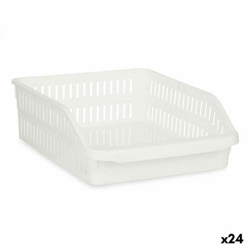 Kühlschrank Organizer Kinvara Weiß 26 x 9,3 x 30,5 cm