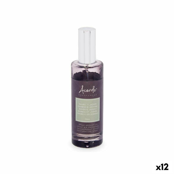 Duftspray Acorde Bambus Jasmin 70 ml (12 Stück)