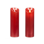 LED Kerze Acorde L-Y8025-YBH-R L-Y8025-YBH-R Rot 8 x 25 x 8 cm 8 x 8 x 25 cm (12 Stück)