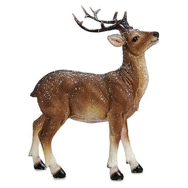 Weihnachtsschmuck Krist+ Weiß Braun 8,5 x 21 x 17 cm