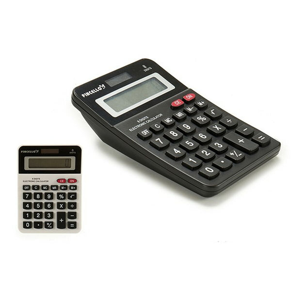 Taschenrechner Pincello Weiß Schwarz 10 x 4 x 14,5 cm Solar Mittel (24 Stück)