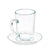 Tasse mit Untertasse Vivalto 41089 41089 Durchsichtig Glas 200 ml (6 Stück)
