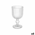 Weinglas Vivalto OCT-DK80005S OCT-DK80005S Durchsichtig Glas 260 ml Streifen (6 Stück)