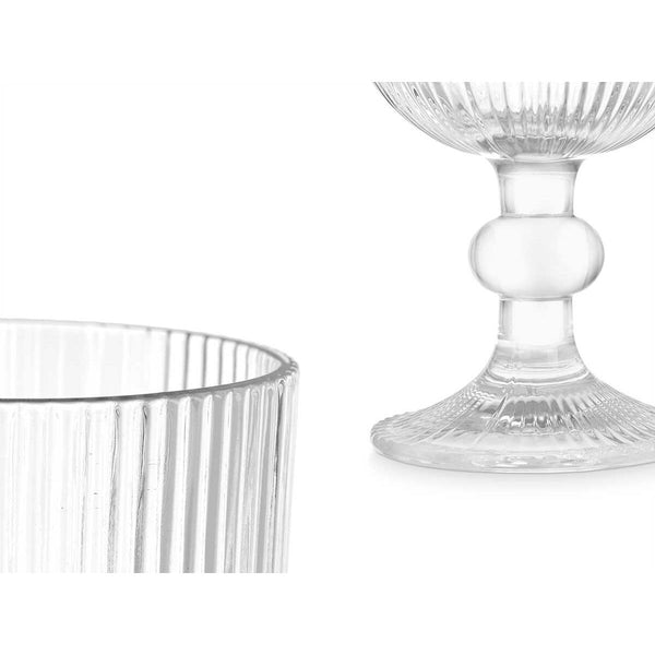 Weinglas Vivalto OCT-DK80005S OCT-DK80005S Durchsichtig Glas 260 ml Streifen (6 Stück)