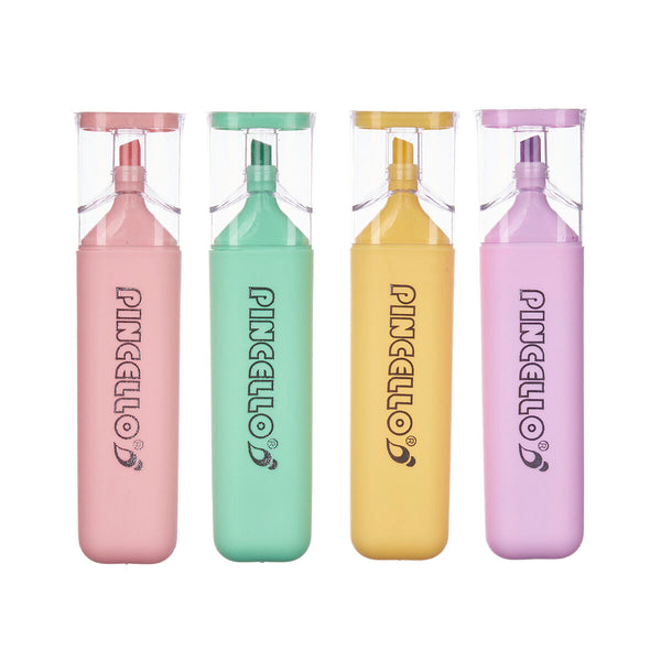 Fluoreszenzmarker-Set Pincello Gelb Bunt Rosa Violett Minze (12 Stück)