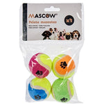 Hundespielzeug Mascow MC1010A(PHB) Bunt Polyäthylen Polypropylen ABS Ball Ø 4,5 cm (12 Stück)