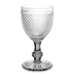 Weinglas Vivalto PR16809B/BHA6 SMOKE Durchsichtig Anthrazit Glas 330 ml Diamant (6 Stück)