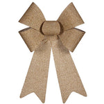 Schleife Krist+ Gold 26 x 34 x 5 cm (12 Stück)