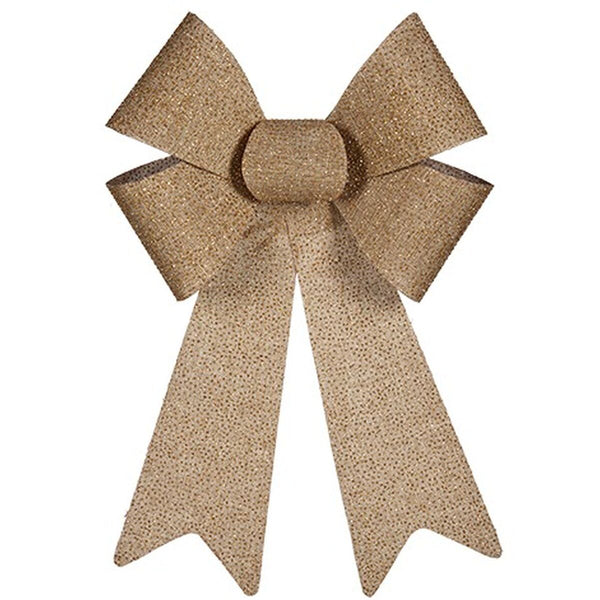 Schleife Krist+ Gold 26 x 34 x 5 cm (12 Stück)