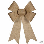 Schleife Krist+ Gold 26 x 34 x 5 cm (12 Stück)