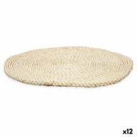 Untersetzer Kinvara natürlich Esparto 39 x 2 x 39 cm 40 x 40 x 2 cm (12 Stück)