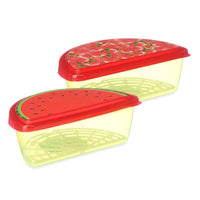 Lunchbox Leknes 78786 78786 Polypropylen Kunststoff Erdbeere Wassermelone 1,2 L Obst (24 Stück)