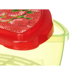 Lunchbox Leknes 78786 78786 Polypropylen Kunststoff Erdbeere Wassermelone 1,2 L Obst (24 Stück)