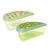 Lunchbox Leknes TP581-2 TP581-2 Kunststoff Ananas Kiwi 1,2 L Obst (24 Stück)