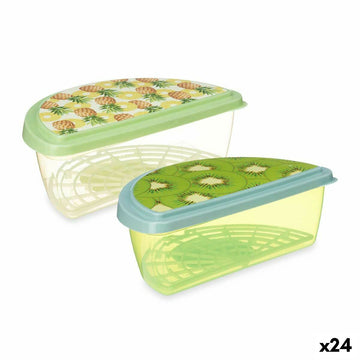 Lunchbox Leknes TP581-2 TP581-2 Kunststoff Ananas Kiwi 1,2 L Obst (24 Stück)