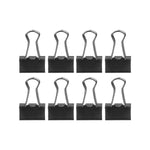 Klammern Pincello Schwarz Metall Clip klein (24 Stück)