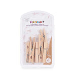 Klammern Pincello 401 Braun Holz groß (24 Stück)