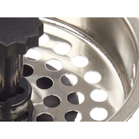 Spülbecken-Sieb Kinvara 1000B Schwarz Silberfarben Edelstahl Ø 8,5 cm (24 Stück)