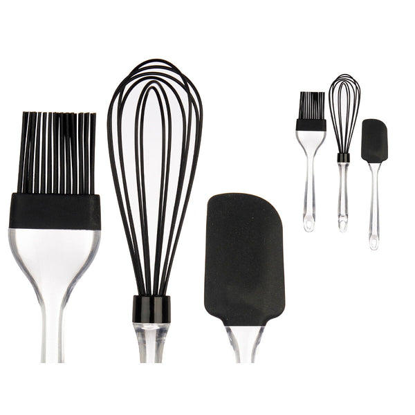 Küchenutensilien-Set Kinvara KT11-5521D KT11-5521D Silikon Kunststoff 14,5 x 29 x 5 cm 15,5 x 34 x 6 cm Backen (8 Stück)