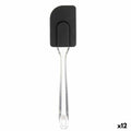 Küchenspatel Kinvara Schwarz Durchsichtig Silikon Kunststoff 5 x 23,5 x 2 cm 5 x 24 x 2 cm (12 Stück)