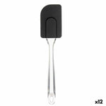 Küchenspatel Kinvara Schwarz Durchsichtig Silikon Kunststoff 5 x 23,5 x 2 cm 5 x 24 x 2 cm (12 Stück)