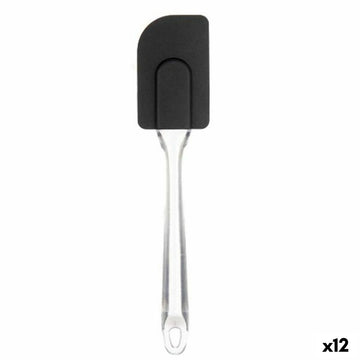 Küchenspatel Kinvara Schwarz Durchsichtig Silikon Kunststoff 5 x 23,5 x 2 cm 5 x 24 x 2 cm (12 Stück)