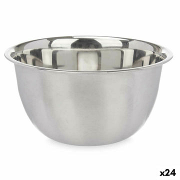 Rührschüssel Kinvara Silberfarben Silber Edelstahl Stahl 3,6 L 24 x 12,5 x 24 cm (24 Stück)