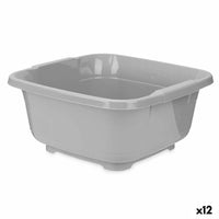 Bottich Kinvara Grau Kunststoff 11 L (12 Stück)