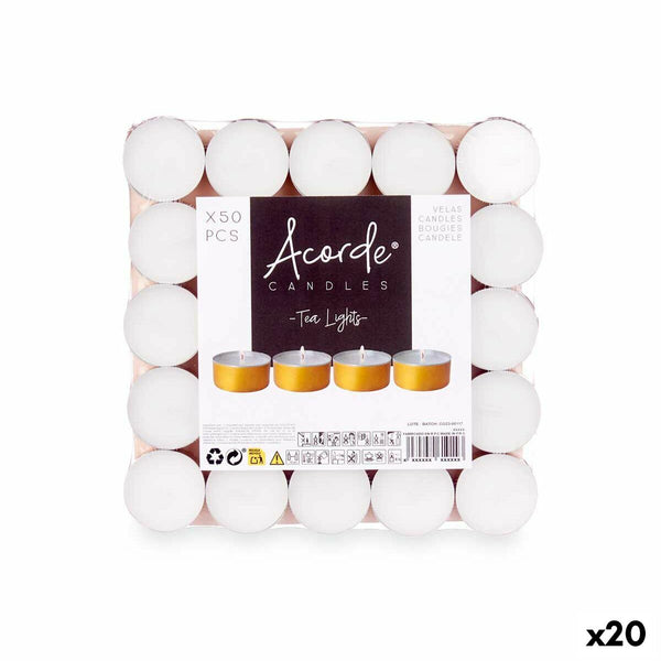 Kerzen-Set Acorde Tea Lights (20 Stück)